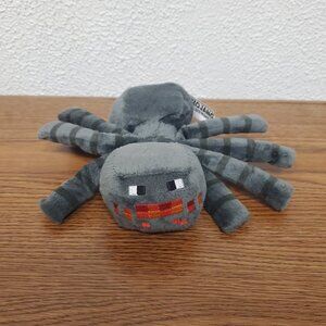 Plush Mojang Minecraft Spider 6" x 8" Stuffed Animal 2019